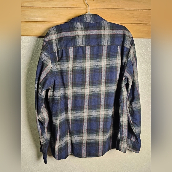 Coleman 100% Cotton Plaid Flannel Blue Unisex size XL  Coleman Leather Logo - Picture 7 of 15